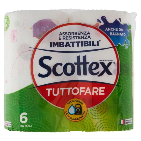Scottonelle Carta da Cucina Tuttofare 6 pz